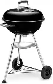 Weber Compact Kettle Barbacoa de Carbón, 47 cm, Negro 1221004