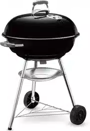 Weber Compact Kettle Barbacoa de Carbón, 57 cm, Negro 1321004