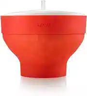 Mejor oferta Lékué Recipiente para cocinar Palomitas, Rojo, 20 cm