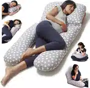 Mejor oferta Niimo Gamma Almohada Embarazada Dormir y Cojin Lactancia Bebe Forma de U Multiusos