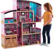 Mejor oferta KidKraft Shimmer Mansion Casa de muñecas, Multicolor (65949)