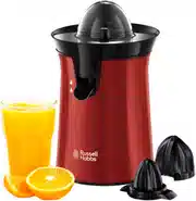 Mejor oferta Russell Hobbs Exprimidor Eléctrico Colours Plus, Exprimidor de Naranjas y Zumos, 2 Conos Intercambiables, Función de Cambio de la Dirección