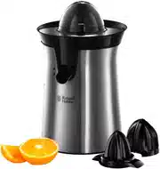 Mejor oferta Russell Hobbs Exprimidor Eléctrico Classics, Exprimidor de Naranjas y Zumos, 2 Conos Intercambiables, Función de Cambio de la Dirección