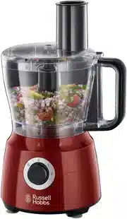 Mejor oferta Russell Hobbs Procesador de Alimentos Desire, Cuchillas Acero Inoxidable,Disco de Corte y Rallado, Amasador,Disco para Cremas,Jarra Batidora