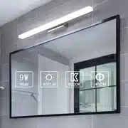 Mejor oferta Yafido Aplique Espejo Baño Interior LED 40CM luz Baño Lámpara de Pared Espejo Iluminación para Maquillaje 9W Blanco Frío 6000K 800LM 40CM